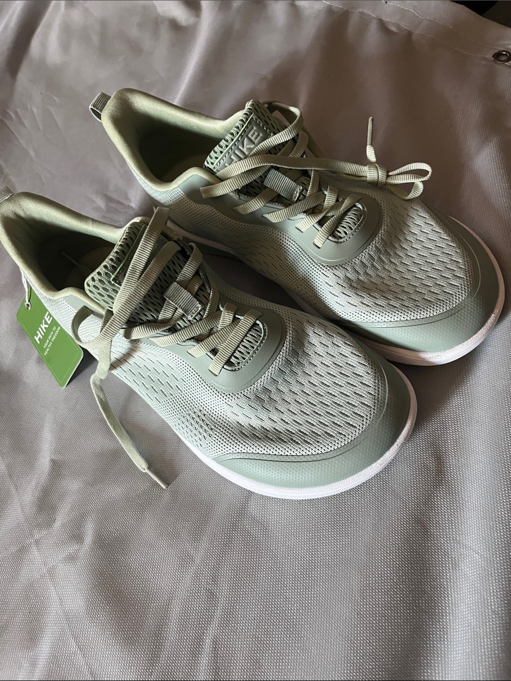 Nike Breathable Mesh Running Shoes in Sage